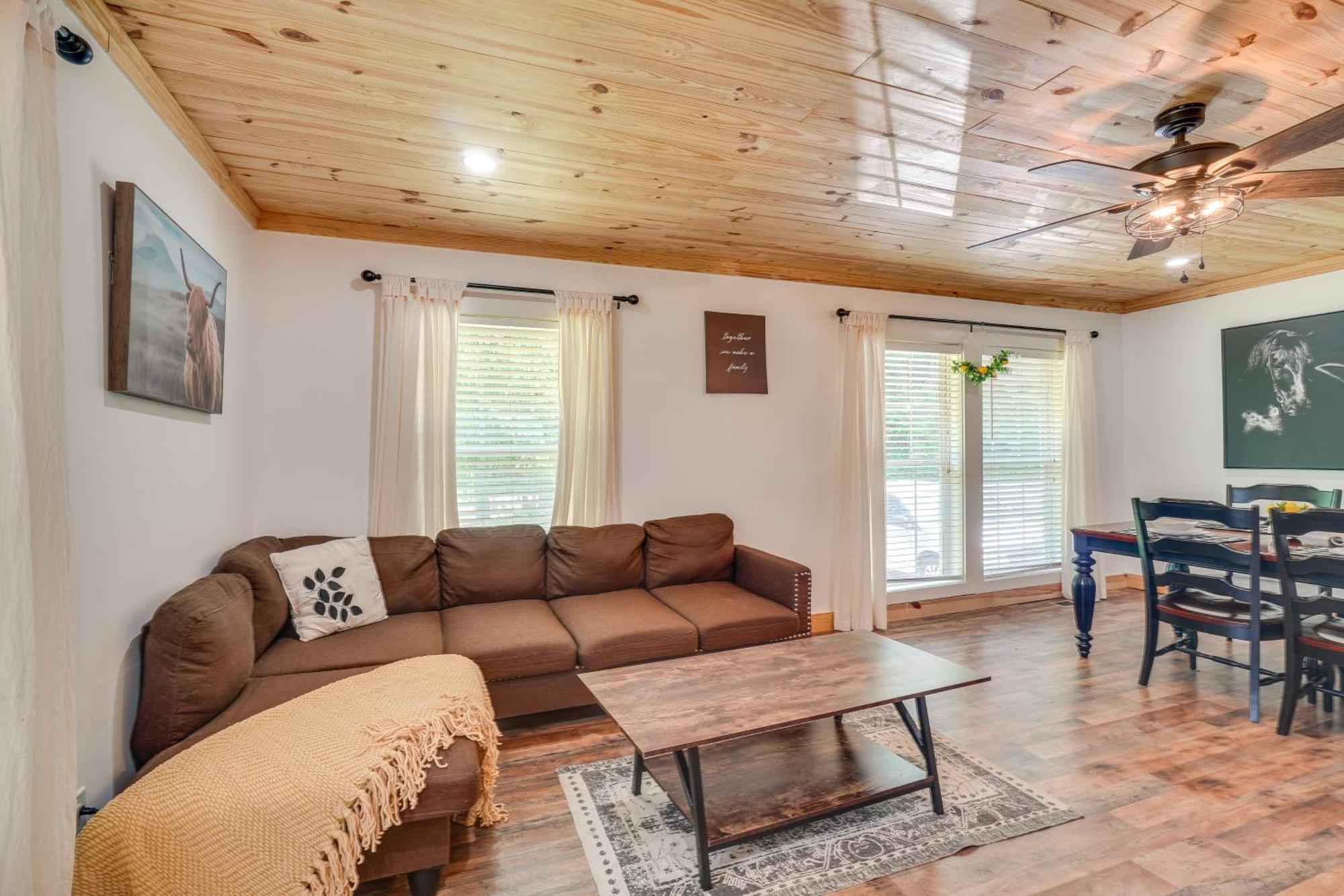 Вилла Creekside Ranch With Porch About 2 Mi To Pkwy Пиджен-Фордж Экстерьер фото